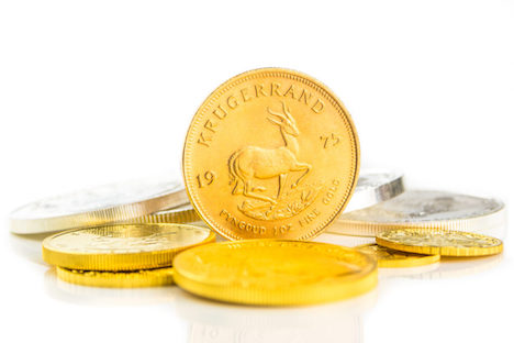 Goldankauf Hannover: Verschiedene Goldmünzen von Krugerrand